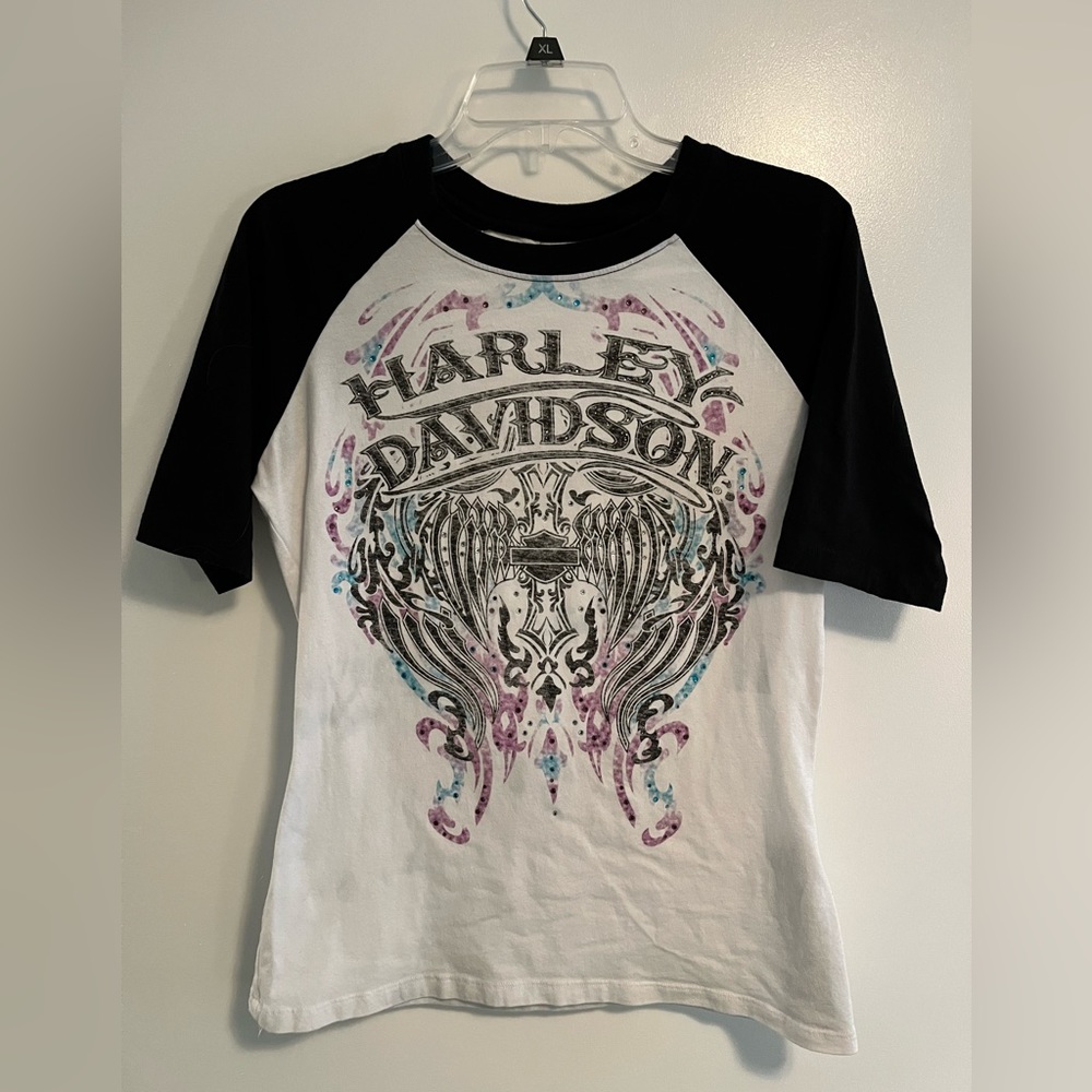 Harley-Davidson Shirt Sleeve Baseball Tee